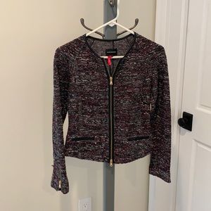Tweed Zip-up Jacket